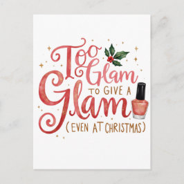 Postal Regalo hermoso para esos familiares glamorosos