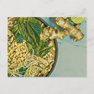 Postal Regalo para amante de la pasta