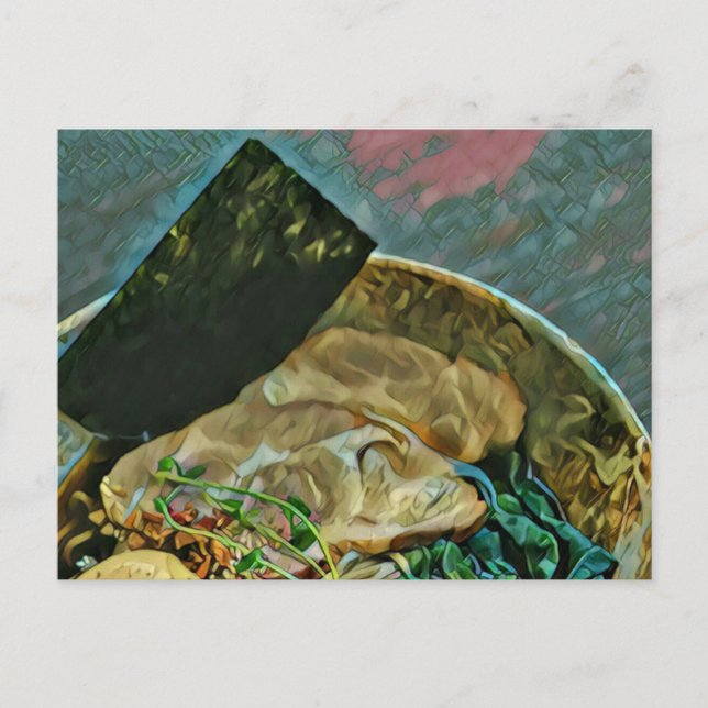 Postal Regalo para amante de la pasta (Anverso)