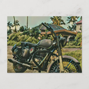 Postal Regalo para amante de las motocicletas