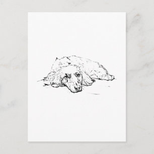 Postal Regalo para Amante de Perros Salchicha, Mamá de Da