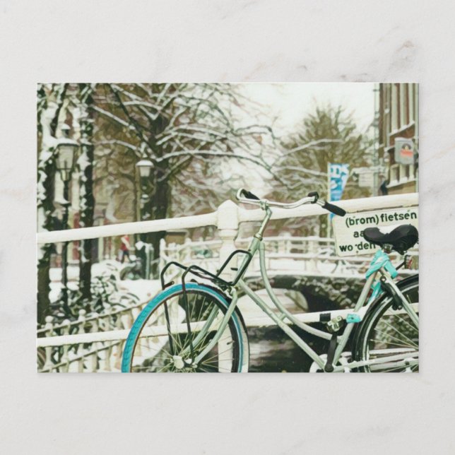 Postal Regalo para amante del ciclismo (Anverso)
