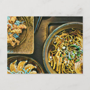 Postal Regalo para amantes de la comida japonesa