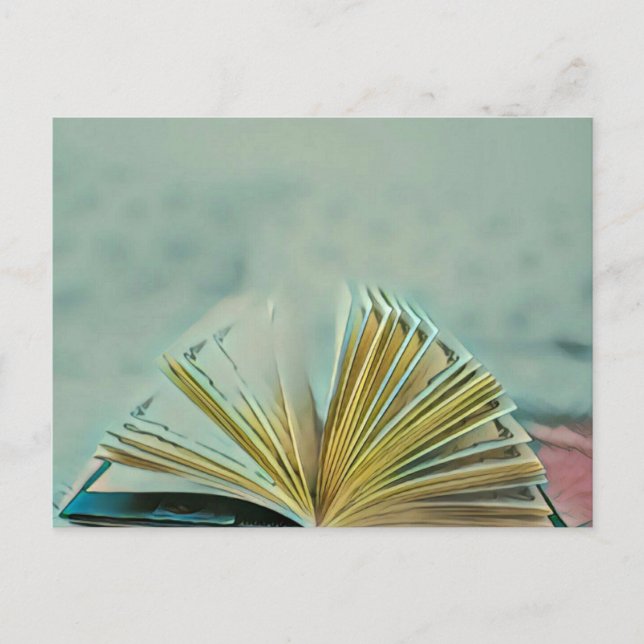 Postal Regalo para amantes de la lectura (Anverso)