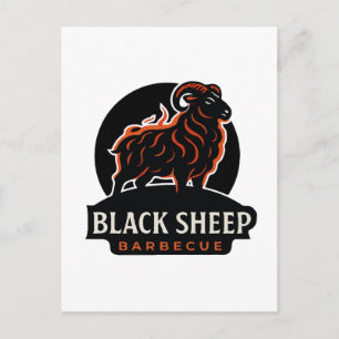 Postal Regalo para amantes de la parrilla de Black Sheep