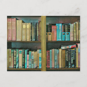 Postal Regalo para amantes de los libros