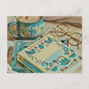 Postal Regalo para amantes de los libros