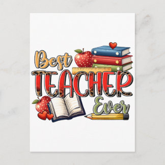 Postal Regalo para Maestro | Mejor Maestro del Mundo
