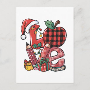 Postal Regalo para maestros   Feliz Navidad Amor
