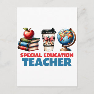 Postal Regalo para maestros   Profesor de educación espec