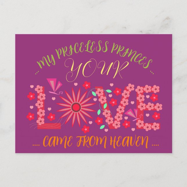 POSTAL REGALO PARA MAMÁ, HERMANA, HIJA, AMIGA, NOVIA (Anverso)