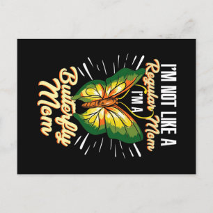 Postal Regalo para mamá mariposa, regalo de cumpleaños pa