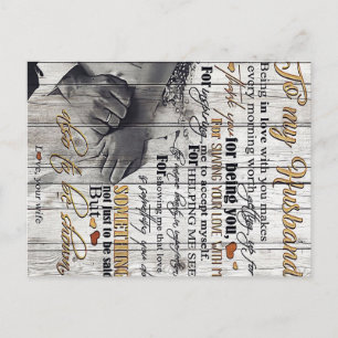 Postal Regalo para mi esposo Carta para el esposo Dec