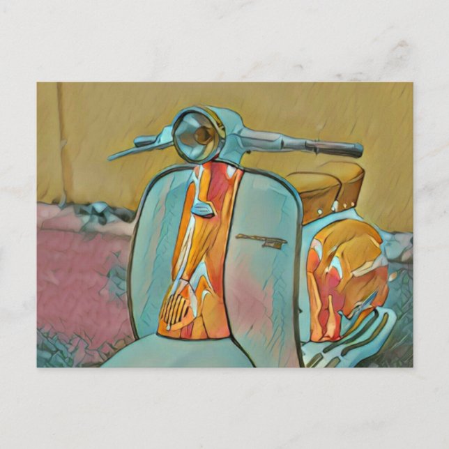 Postal Regalo para motociclista (Anverso)