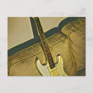Postal Regalo para profesor de música guitarrista bajista