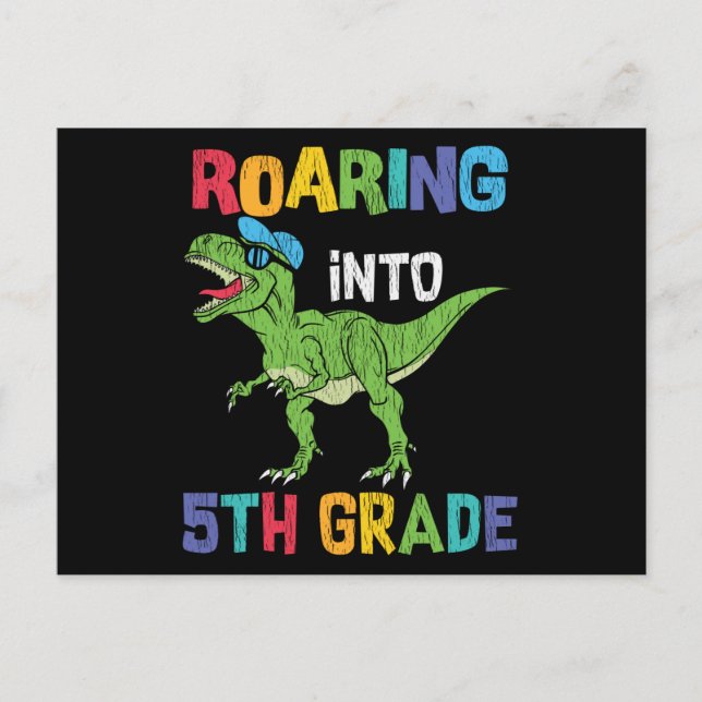 Postal Regalo para un estudiante de quinto grado el prime (Anverso)