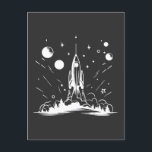 Postal regalo perfecto para niños fanáticos del espacio<br><div class="desc">¡Regalo ideal para fanáticos del espacio y niños! Inspira a jóvenes astrónomos con regalos únicos y educativos con tema espacial. Perfecto para cumpleaños, fiestas y ocasiones especiales. Despierta la curiosidad y el amor por el cosmos con los mejores regalos para niños que aman el espacio. Descubre el regalo perfecto hoy...</div>