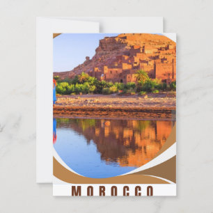 Postal Regalo Sorpresa de Billete para Viaje a Marrakesh,