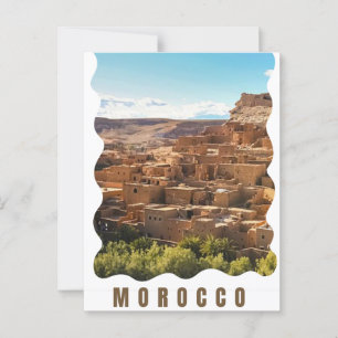 Postal Regalo Sorpresa de Billete para Viaje a Marrakesh,