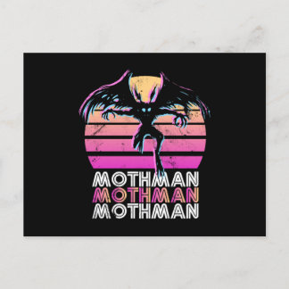Postal Regalo temático Mothman Retro 80