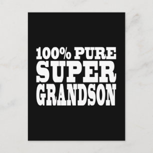 Postal Regalos 4 Nietos : 100% Super Abuelito Puro
