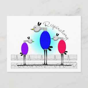 Postal Regalos "Aves del Ambu" de terapia respiratoria