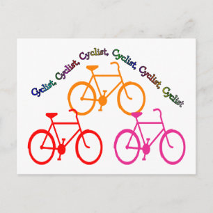 Postal Regalos Ciclistas, Manía en Bicicleta!