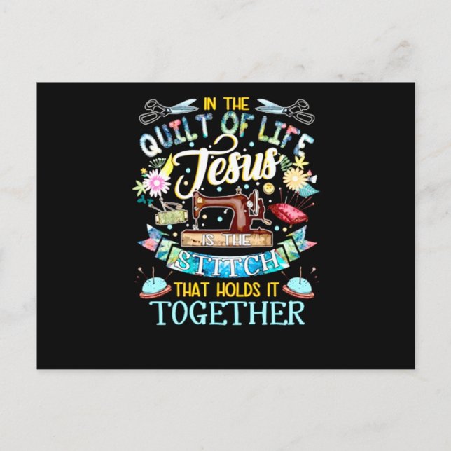 Postal Regalos de acera | En El Cuello De La Vida Jesús (Anverso)