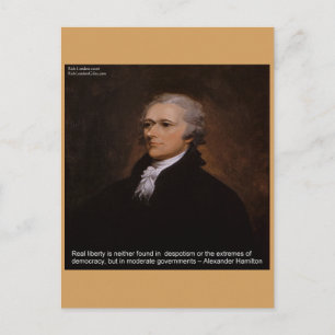 Postal Regalos de Alexander Hamilton