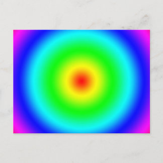 Postal Regalos de arte psicodélicos: Círculos arcoiris di