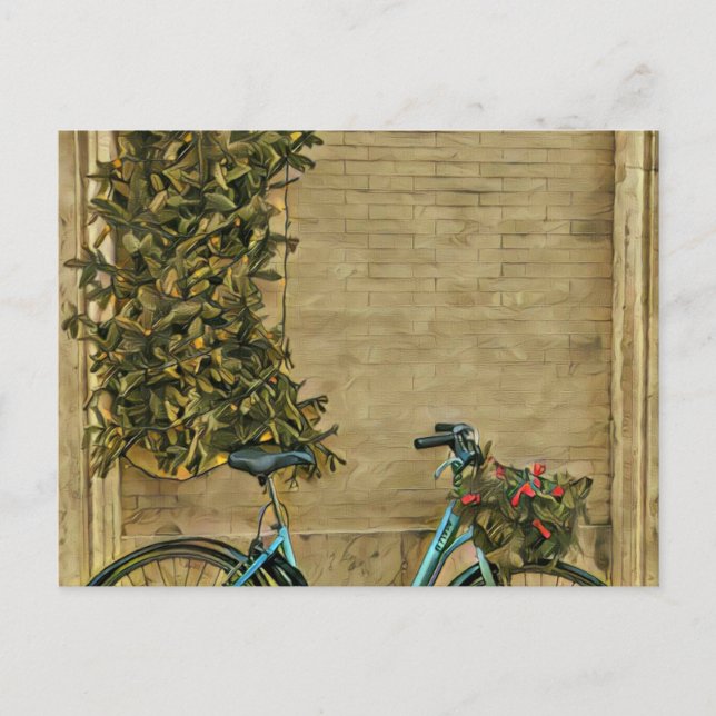 Postal Regalos de bicicleta para ella (Anverso)