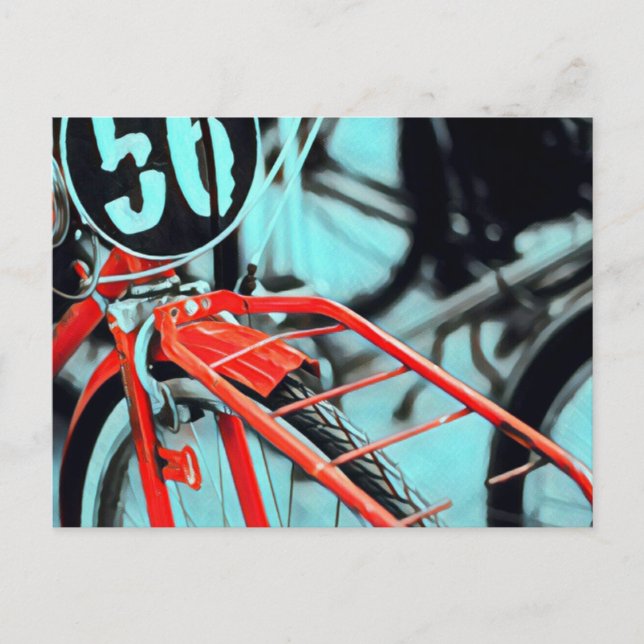 Postal Regalos de bicicleta para ella (Anverso)