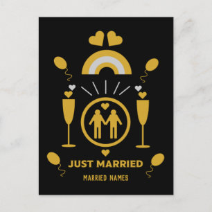 Postal Regalos de boda originales para hombres gays