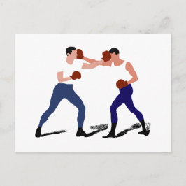 Postal regalos de boxeo vintage