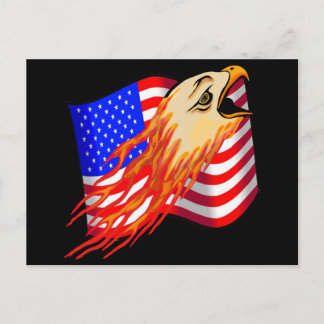 Postal Regalos de camisetas de Eagle Biker T de Estados U