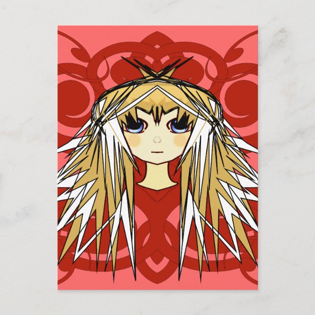 Postal Regalos de Chicas animales (Anverso)