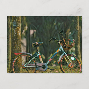 Postal regalos de ciclismo vintage
