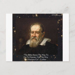 Postal Regalos de citas de Galileo "Camino al cielo" Cami