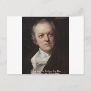 Postal Regalos de citas de sabiduría de Wm Blake "Viendo 