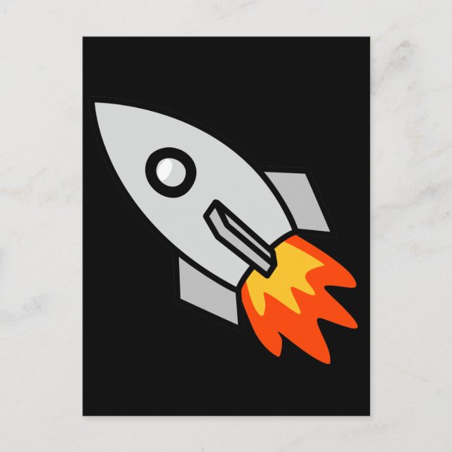Postal Regalos de cohetes de tiro (Anverso)