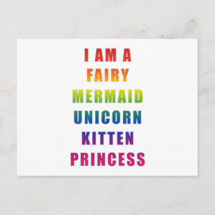 Postal Regalos de cumpleaños divertidos de sirenas del ma