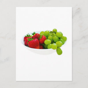 Postal Regalos de destino de ensaladas de frutas saludabl