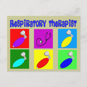 Postal Regalos de diseño de arte pop para terapeutas resp