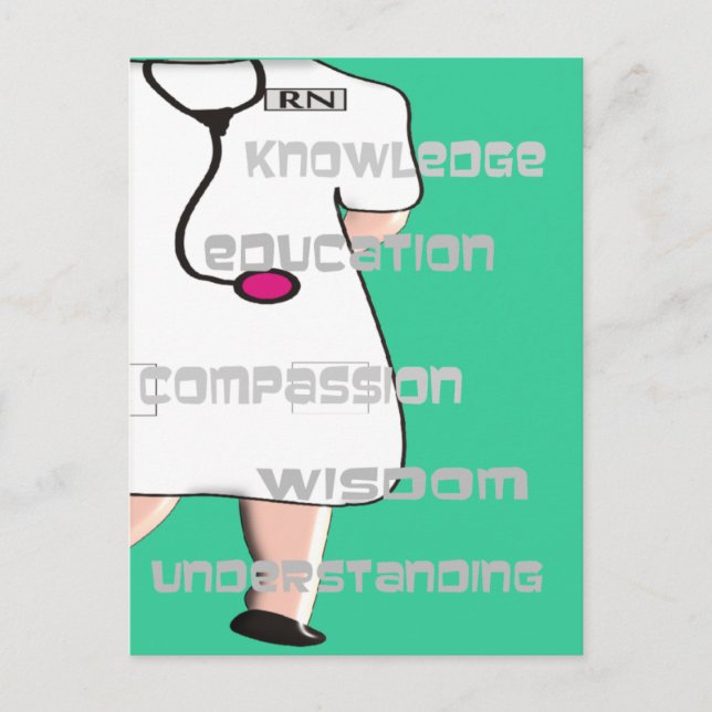 Postal Regalos de enfermería registrados (Anverso)