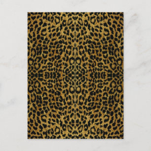 Postal Regalos de Estampado de Leopardo de RAB Rockabilly