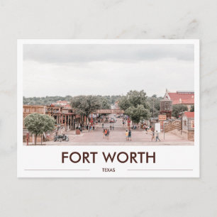 Postal Regalos de Fort Worth Stockyards Texas Foto