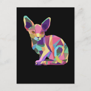Postal Regalos De Gatos Sphynx Para Mujeres Y Hombres Gat