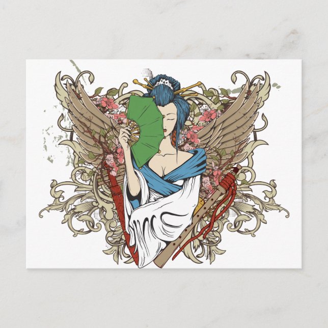 Postal Regalos de Geisha (Anverso)