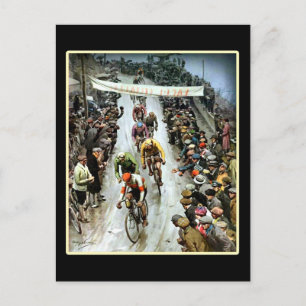 Postal Regalos de Giro 1912 para ciclistas de Italia