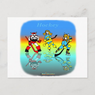 Postal Regalos de hockey para niños de Guay